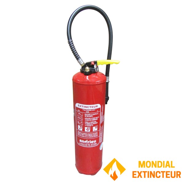 Πυροσβεστήρας 6 Kg N.C - ABC Σκόνη - Βοηθητική πίεση - ANDRIEU BZ
