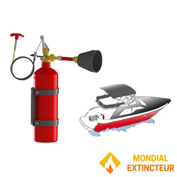 Marin Co² 1kg σετ κορδονιών έλξης για σκάφη