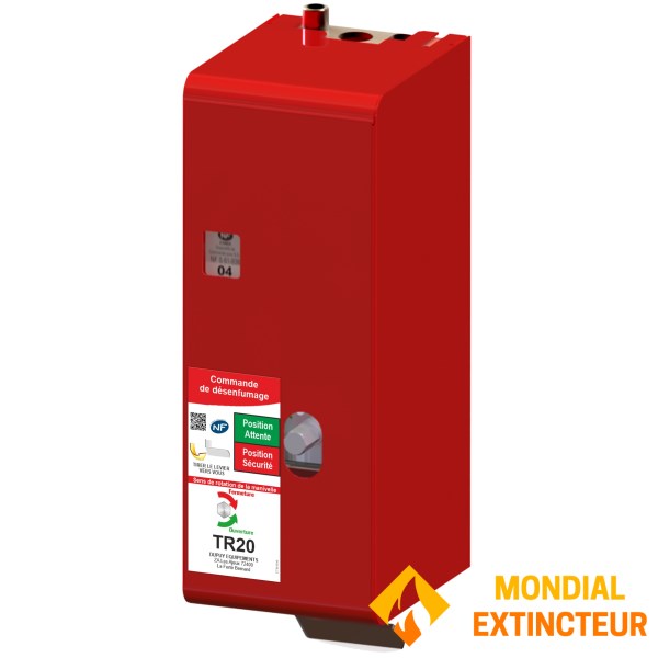 Πιστοποιημένο κατά NF βαρούλκο εξαγωγής καπνού με μοχλό απελευθέρωσης