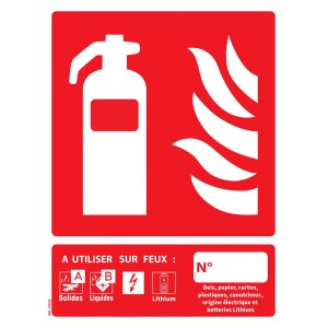 Πίνακας PVC 15 x 20 cm - Κατηγορία AB - Λιθίου