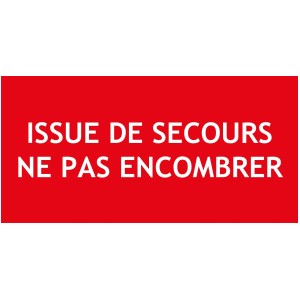 "ΕΞΟΔΟΣ ΕΚΤΑΚΤΗΣ ΑΝΑΓΚΗΣ ΜΗΝ ΤΟΠΟΘΕΤΗΣΕΤΕ" Σκληρό PVC 200 X 80 mm