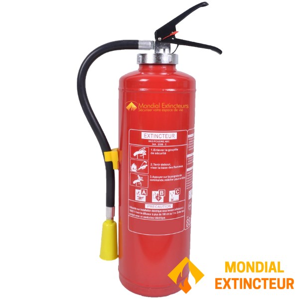 6 kg βοηθητικός πυροσβεστήρας σκόνης πίεσης ολοκαίνουργιος