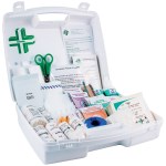 10/12 person emergency suitcase with handle and wall bracket