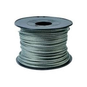 100-meter galvanized steel cable, diameter 2.4 mm