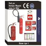 15 - Security kit for stores under 200 M² with T4 alarm
