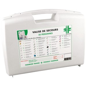 20-person emergency suitcase with carrying handle