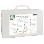 20-person first-aid box with handle and stand