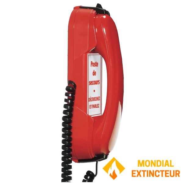 Analog off-hook emergency telephone