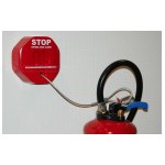 Antitheft fire equipment - fire extinguisher alarm
