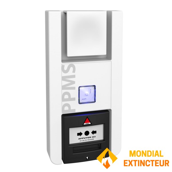 Battery-operated PPMS RADIO containment unit with indicator light