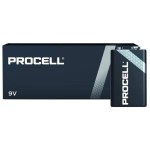 Box of 10 DURACELL 9V 6LR61 PROCELL alkaline batteries