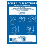 Care instructions for electric shock victims - A4 format