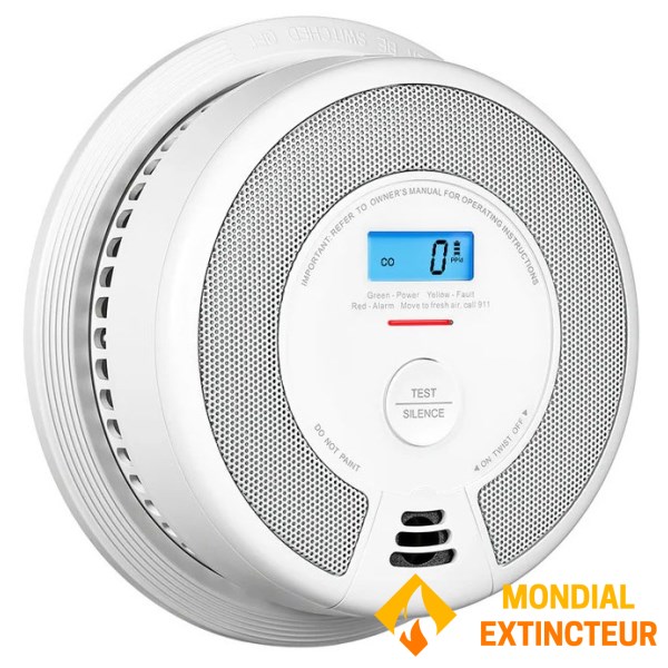 Combined smoke and carbon monoxide detector