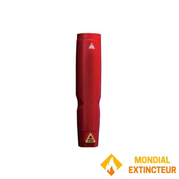 Compact design aerosol for fire starters