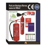 Complete safety kit for stores under 200 M²