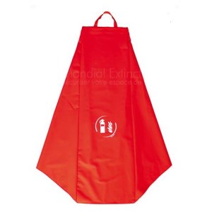 Cover for 50 Kg extinguisher on wheels ", round shape" - Class M1