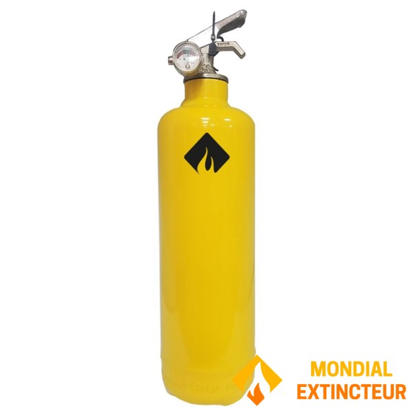 Design "YELLOW" extinguisher - Maintenance-free.