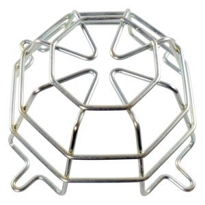 Vandal-resistant protective grille for detectors