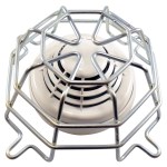 Vandal-resistant protective grille for detectors