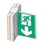 Double-sided wall-mounted silk-screen door