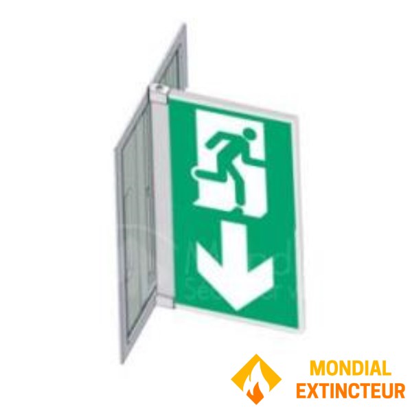 Embedded wall screen door (double-sided)