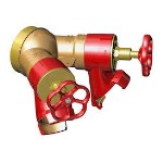 Double wet column socket DN65