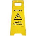 Easel "ELECTRICAL DANGER"