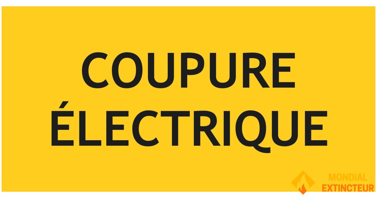Electrical cut-off panel - W.200 x H.100 mm