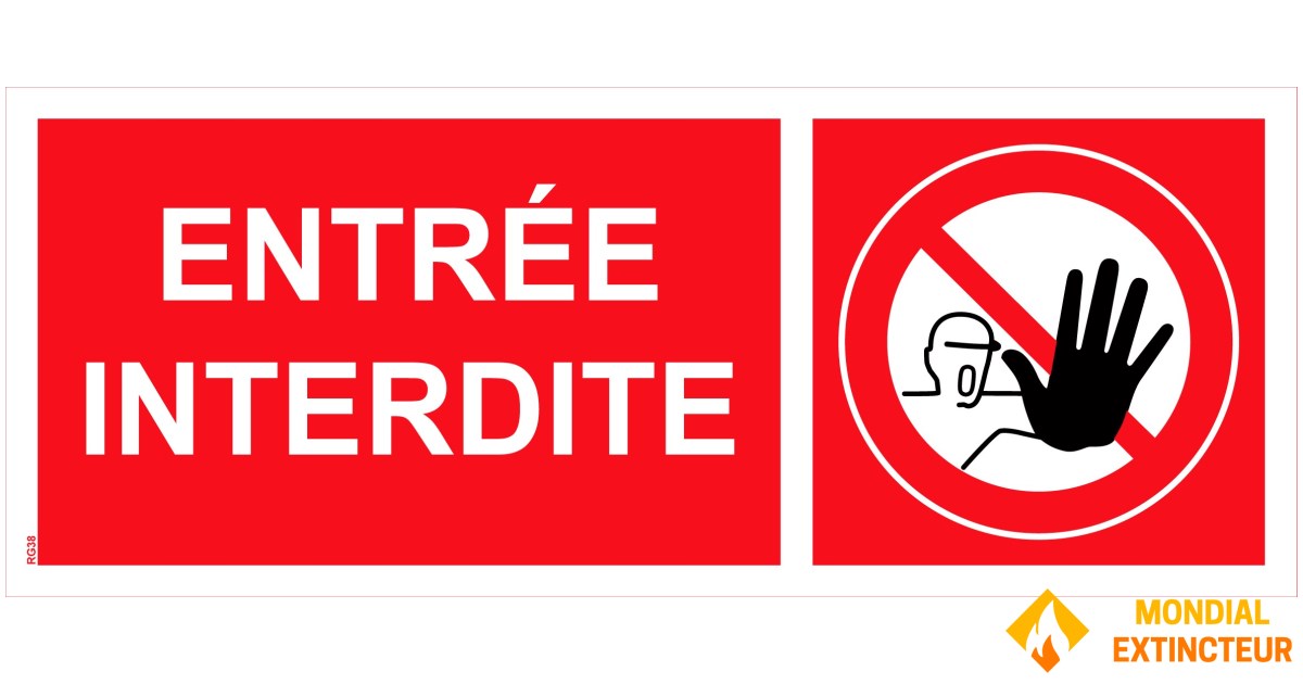 PANNEAU UTILISER LE PASSAGE PVC 200x80mm FIRE STORE 3,47