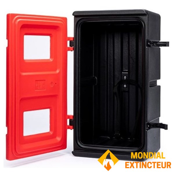 Fire box for 12 Kg front-loading extinguisher