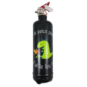 Fire extinguisher Design "Je peux pas j'ai le feu"