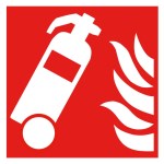 EXTINCTOR PANEL ON WHEELS - PCV - 20X20 cm