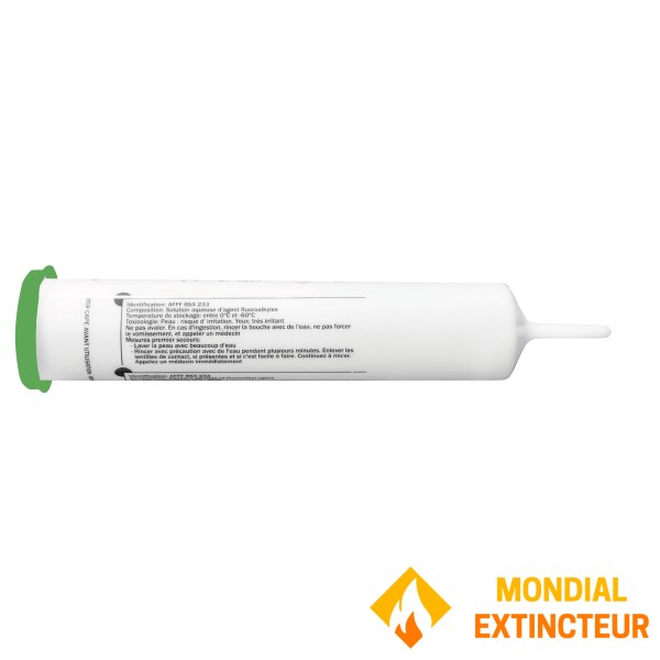 Floating dose of BSX233 additive for water-spray equipment