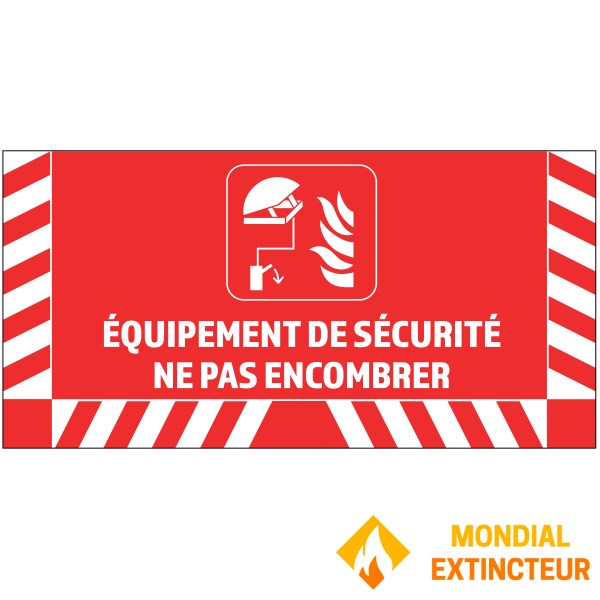 Floor signage for smoke extraction - W.800 x H.400 mm