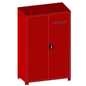 Floor-standing cabinet for bottomless RIA