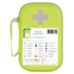Fluorescent yellow first-aid kit - EVA 2/4 persons