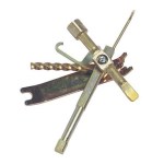 Gaz de France-approved "Météor" gas key