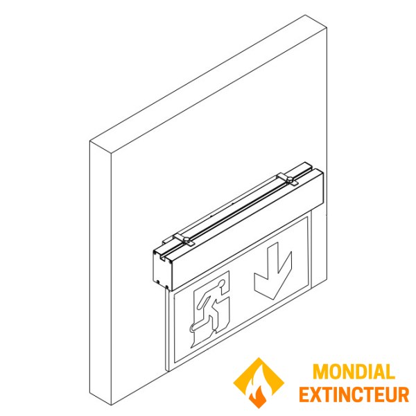 Grand Luxe "LUMINA" exhaust unit for central source - Wall-mounted