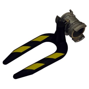 Ground support for checking fire hydrants