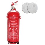 Home protection pack Fire extinguisher and detectors