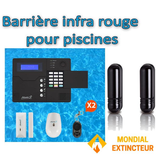 Infrared barrier for swimming pools
