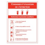 Instructions for use PA A5 extinguisher