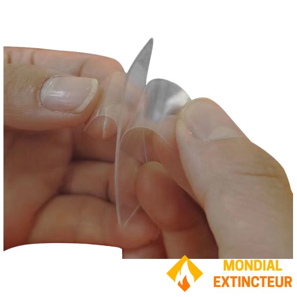 Double-sided "invisible" high-strength adhesive