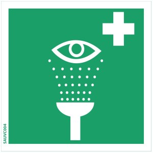 "Lave oeil" panel - PVC 100x100 mm