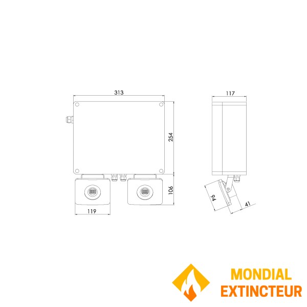 "MAXILUM" HEADLAMP BLOCK - Wireless addressable