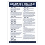 Mandatory anti-harassment sign - A4 format
