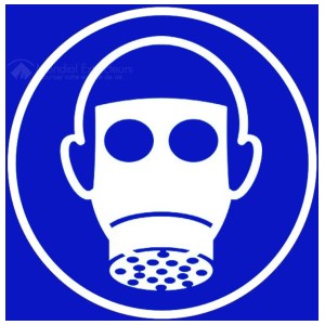 "Mandatory mask" panel "2" - W.200 x H.200 mm