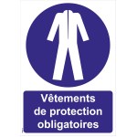 "Mandatory protective clothing" signs - PVC A4