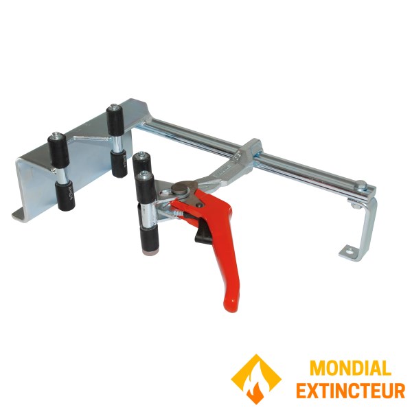 Manual clamping vise