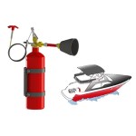 Marin Co² 10 kg pull-out kit for boats